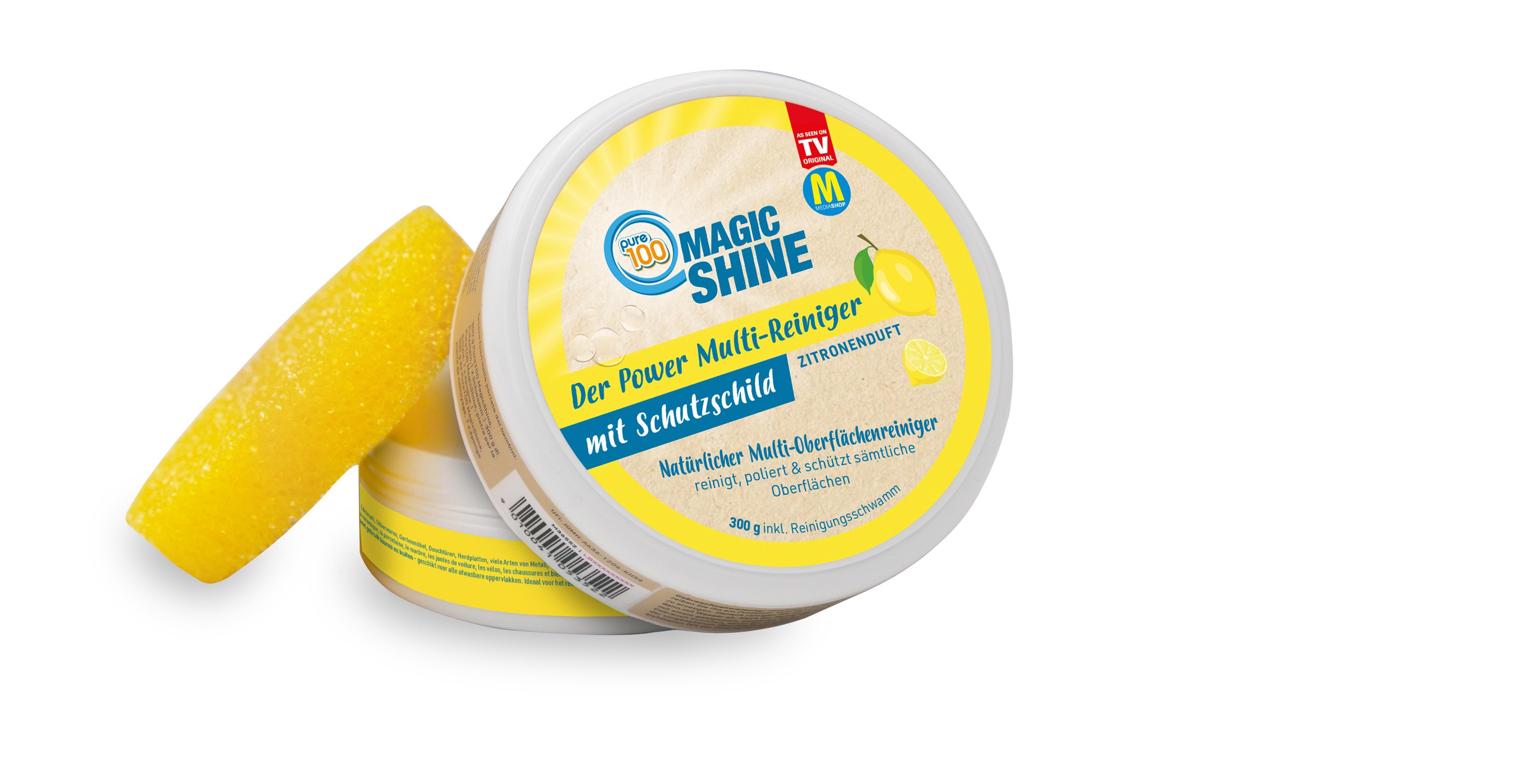 Univerzális Tisztítószer Pure100 Magic Shine - (10,1/6cm) - Mediashop
