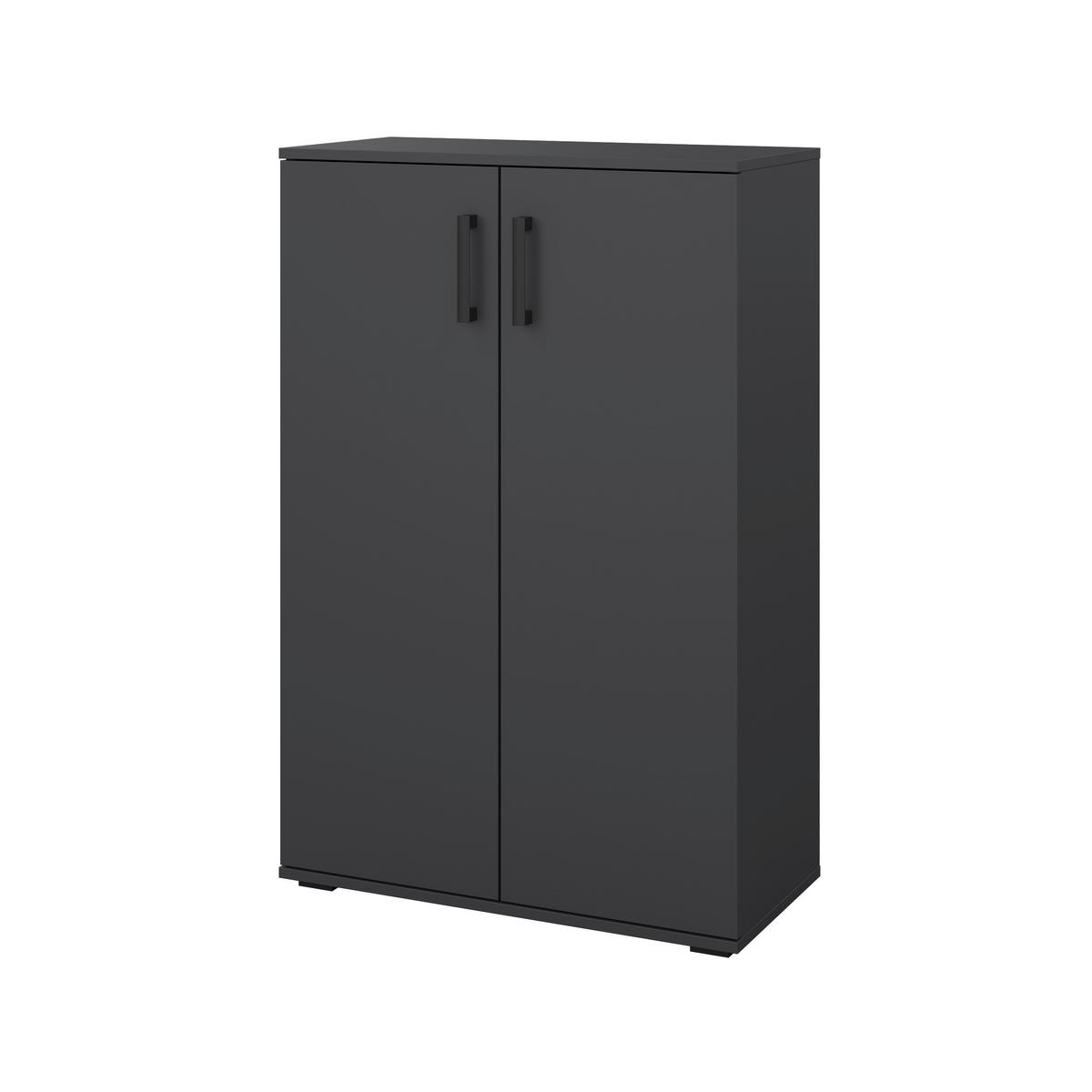 Schuhschrank Bobby II Anthrazit - Anthrazit, KONVENTIONELL, Holz (70/106/33,4cm) - Mömax