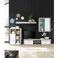 Dnevni Regal Shark 1 - bela/srebrna, Moderno, umetna masa/steklo (270/200/40cm) - Mömax modern living Dnevni Regal Shark 1 - bela/srebrna, Moderno, umetna masa/steklo (270/200/40cm) - Mömax modern living