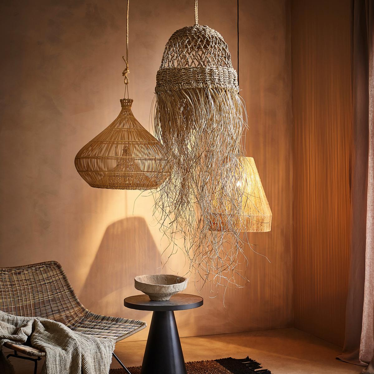 ABAŻUR HAVANNA - kolor naturalny, Trend, drewno (50/50cm)
