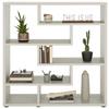 Polica Bounty - siva/crna, Moderno, drvni materijal/plastika (130/134/40cm) - Premium Living