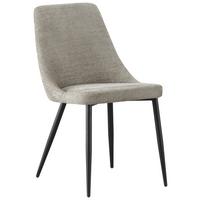 Stolica Sara - cappuccino/crna, Moderno, metal/tekstil (48/86/60cm) - Mömax