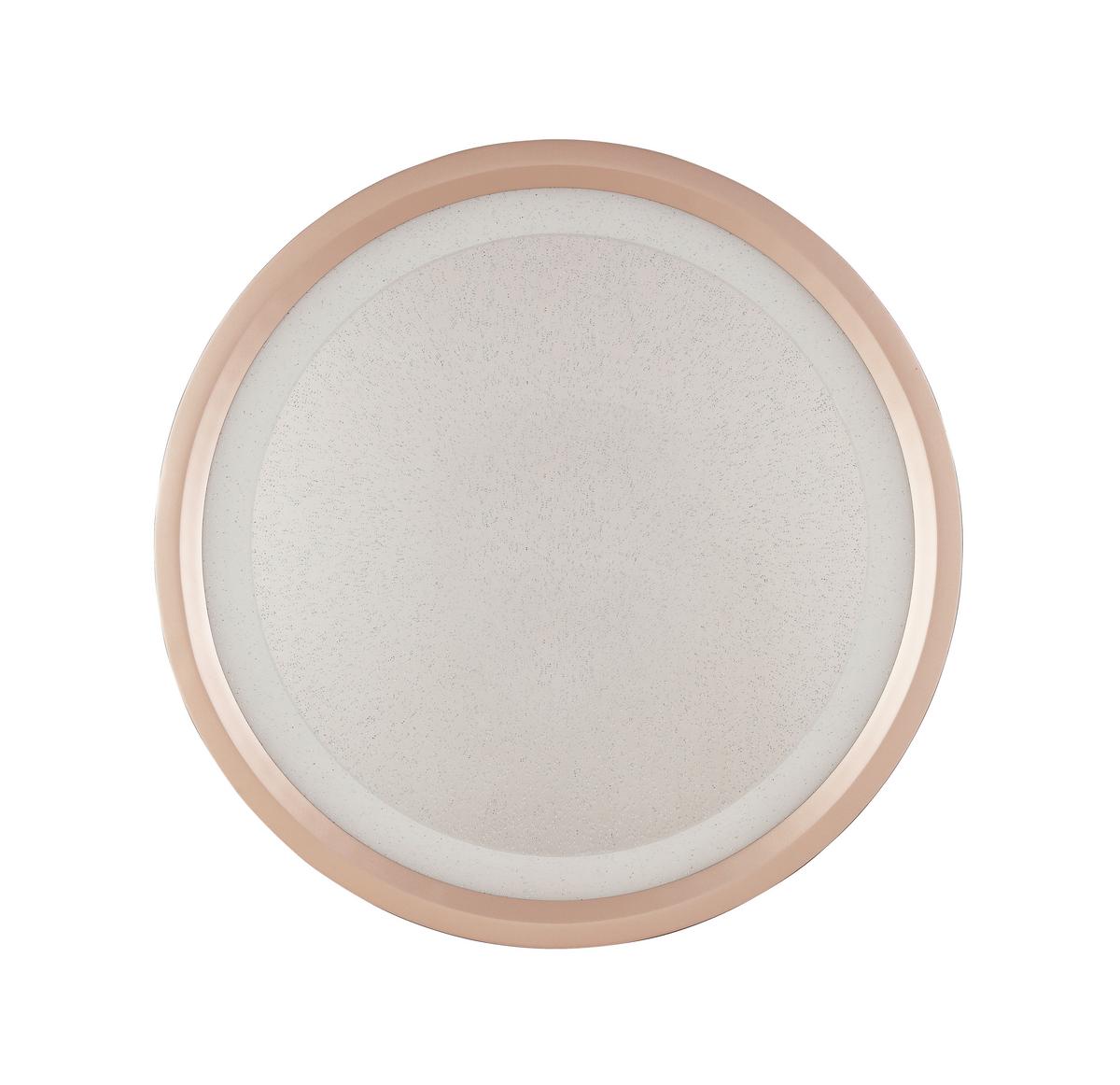 LED Mennyezeti Lámpa Korti - fekete/cappuccino, Modern, műanyag/fém (40/6.1cm) - Modern Living