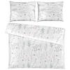 Bettwäsche Lina XXL Weiß ca. 200x220cm - Weiß, KONVENTIONELL, Textil (200/220cm) - Mömax