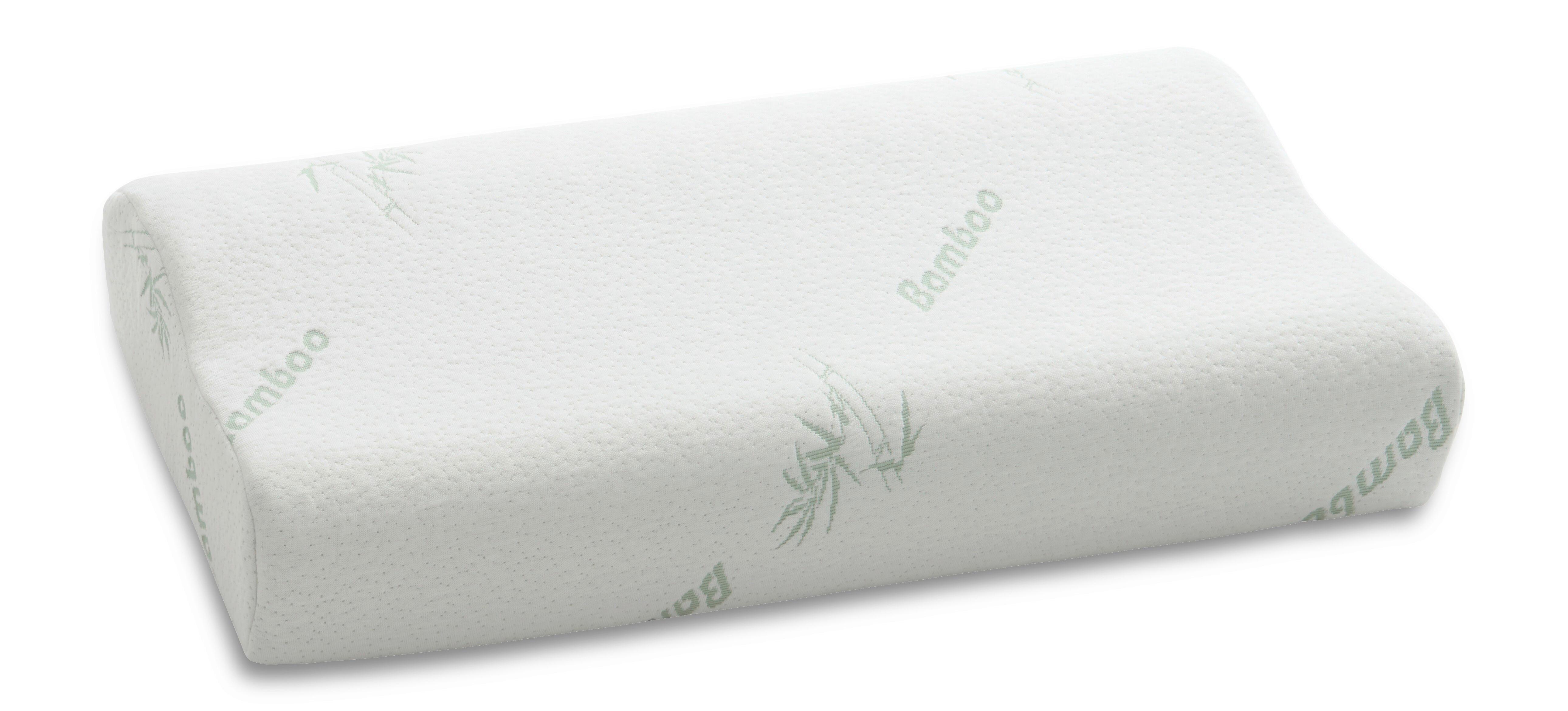 NACKENKISSEN FYNN BAMBOO 50X70 CM - Weiss, Design, Textil (50/70cm) - Billerbeck