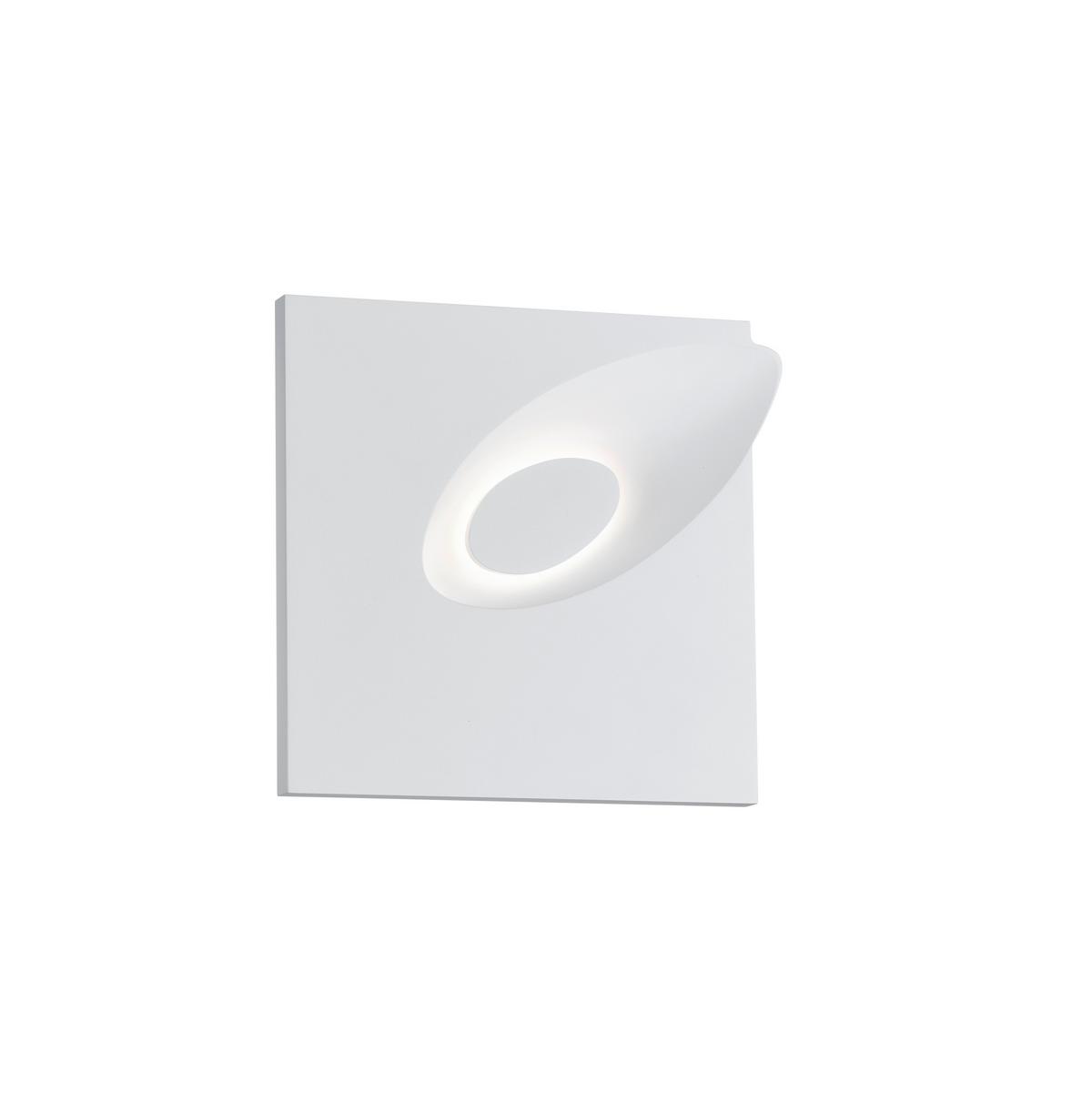 KINKIET LED 28/2114.07 TAIL - biały, Design, metal (21/20/5,5cm) - Helestra