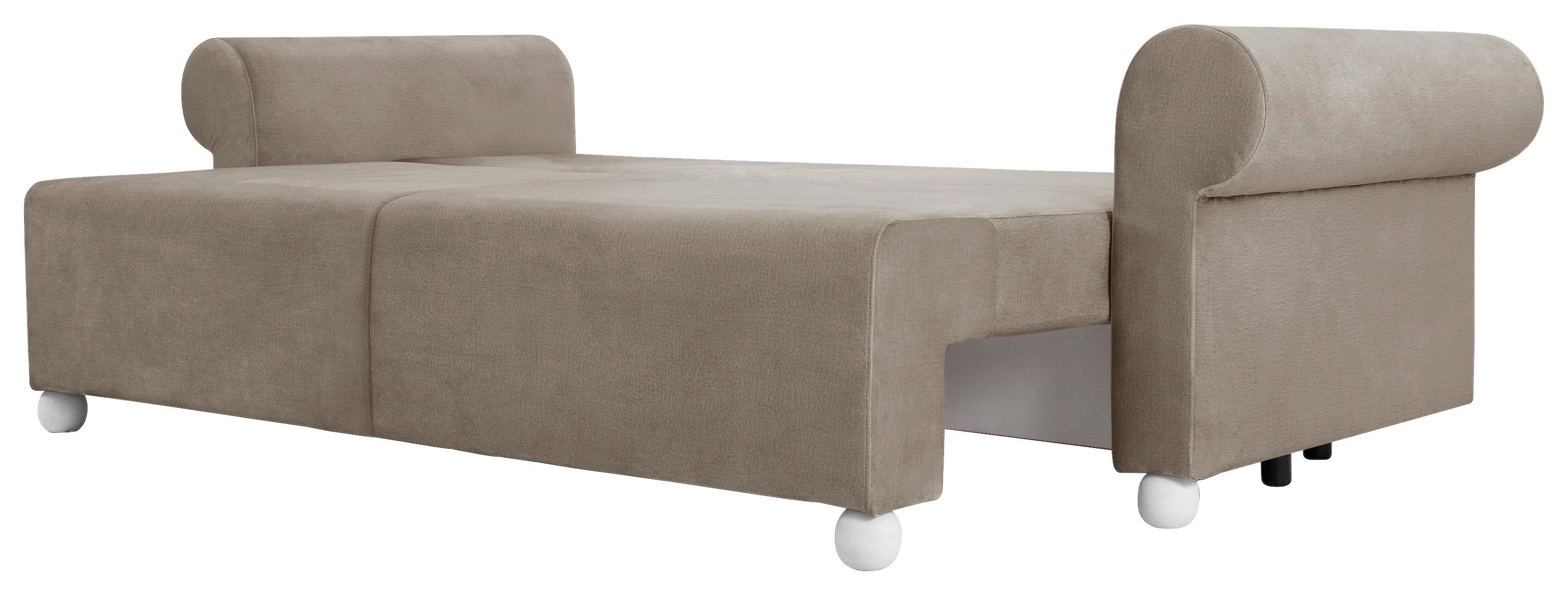 Velika Zofa Stilla, Rjava - rjava, Romantika (252/85/101cm) - Mömax
