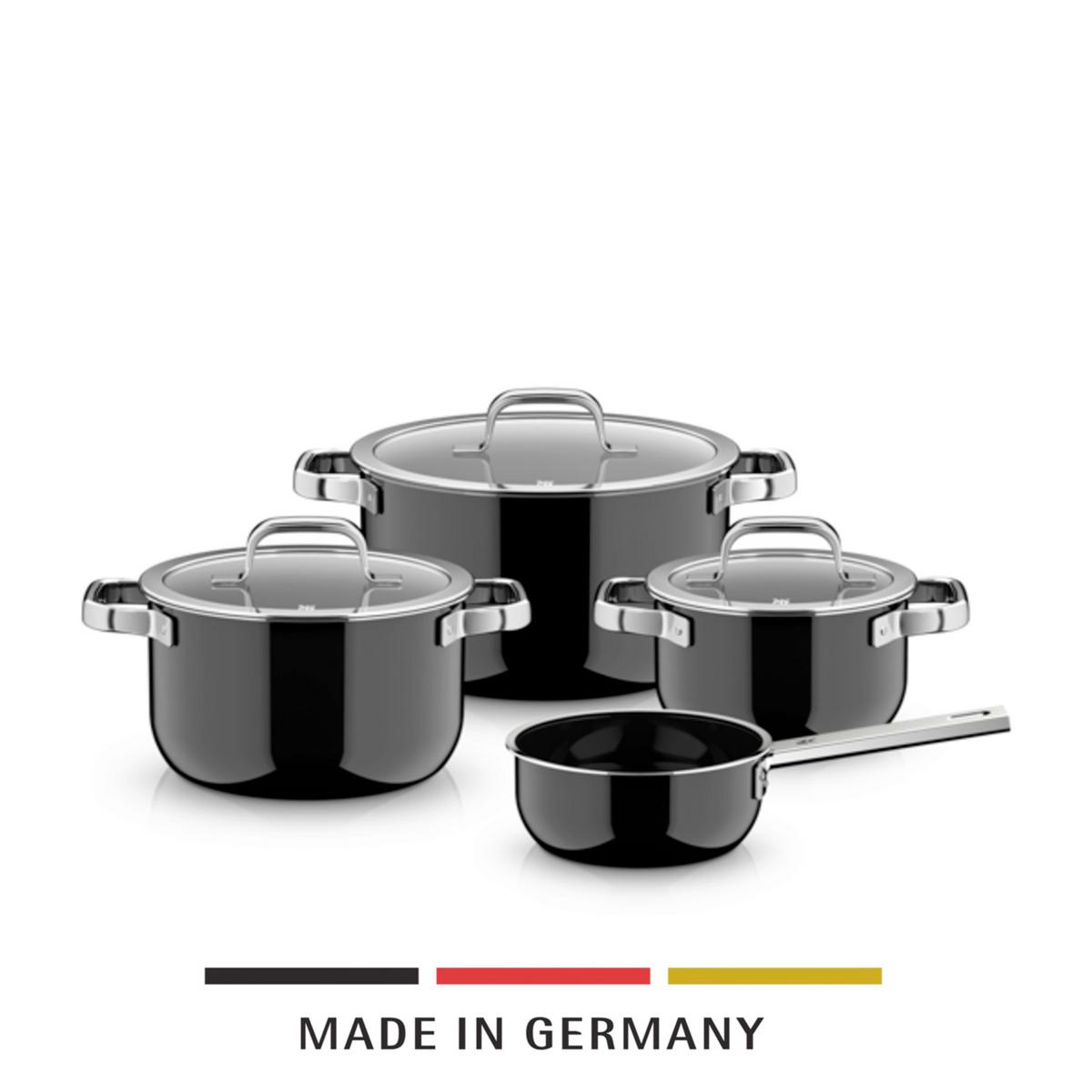 ZESTAW GARNKÓW WMF FUSIONTEC MINERAL PRO - czarny, Basics, metal (60/30/33cm) - WMF