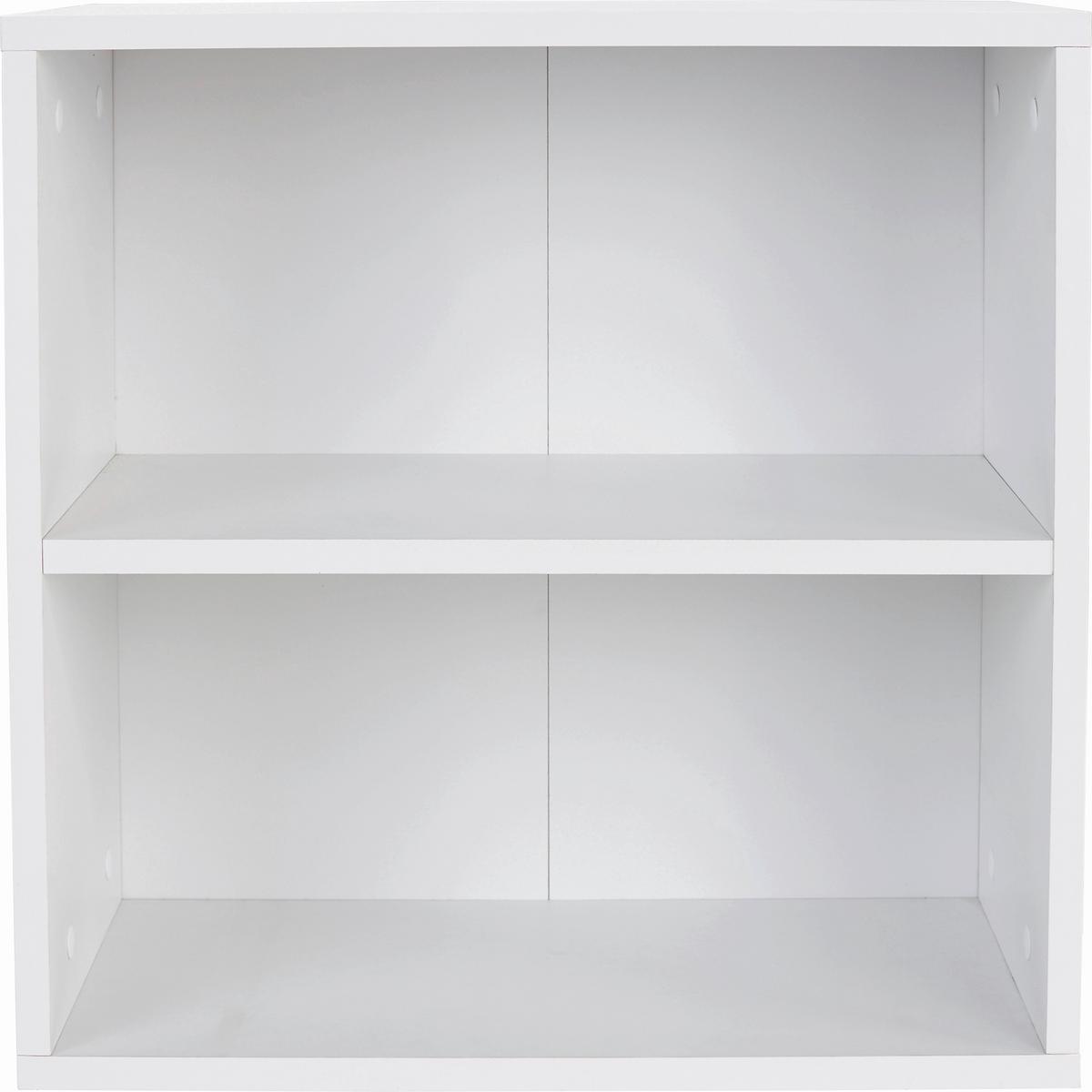 Stenski Regal Elke, Bela - bela, Moderno, leseni material (50/50/26cm) - Mömax
