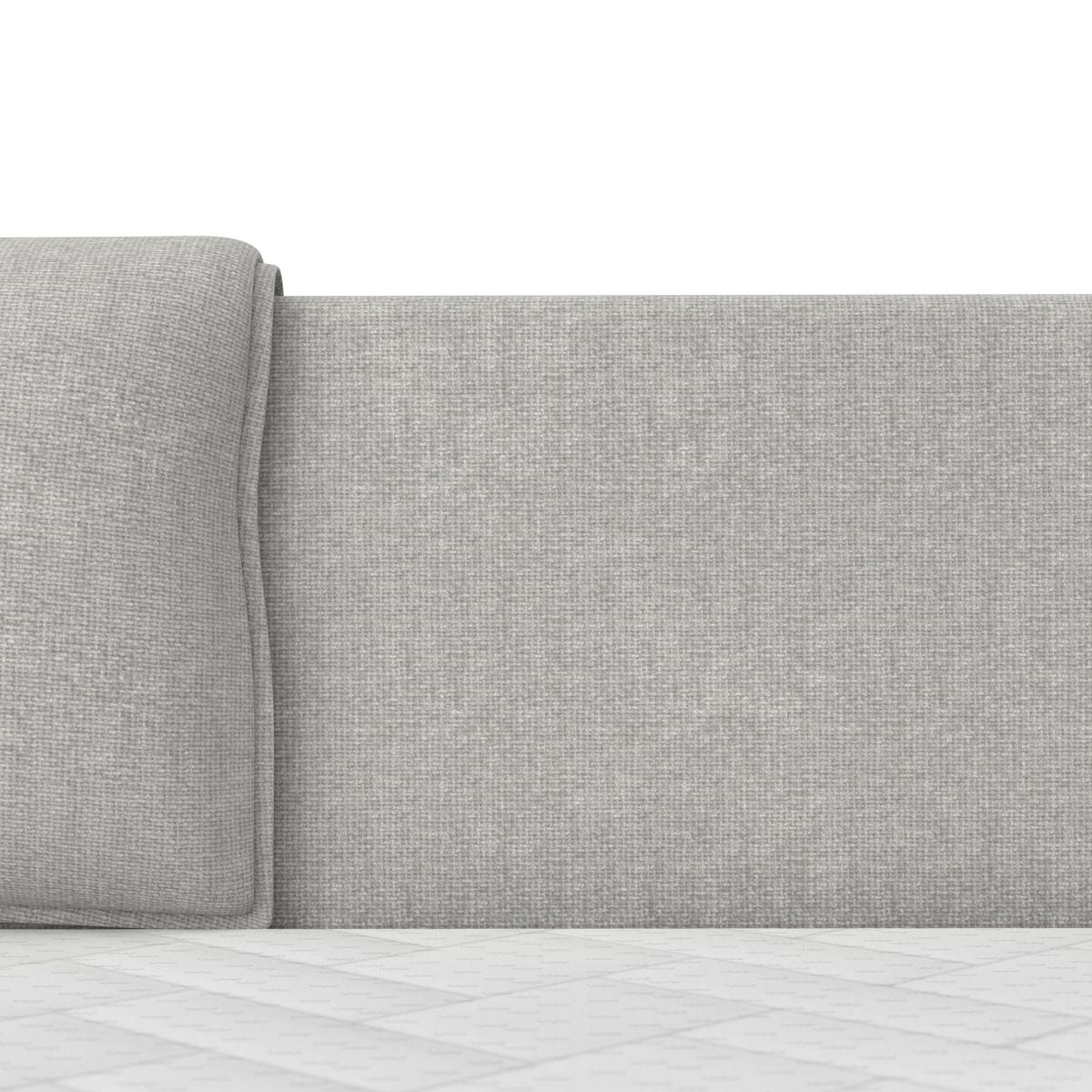 Boxspringbett Mosamo ca. 180x200 cm Hellgrau mit Topper - Hellgrau/Schwarz, Modern, Holz/Holzwerkstoff (180/200cm) - Bessagi Home