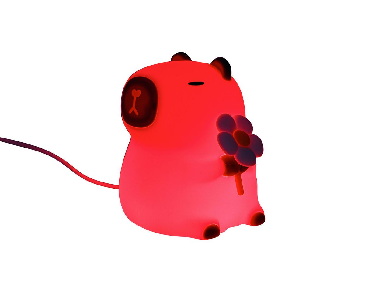 Nachtlicht Capybara Creme max. 2,5 Watt - Creme, MODERN, Kunststoff (9,2/11,1/9,1cm) - Mömax