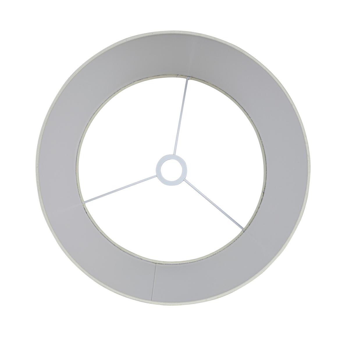 Abajur Holger - alb/nisipiu, Modern, metal/textil (45/45/24cm) - Mömax