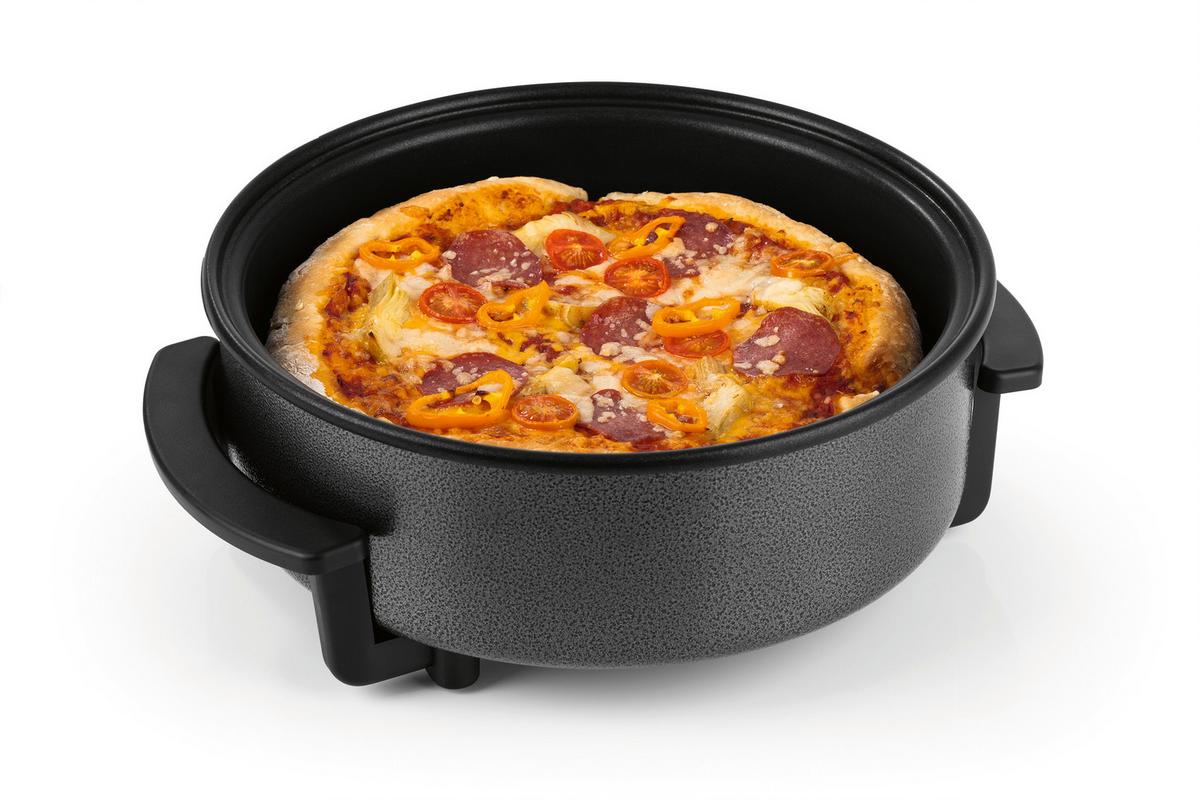PATELNIA ELEKTRYCZNA 16389 - czarny, Basics, tworzywo sztuczne/metal (34/32/18cm) - GOURMETMAXX