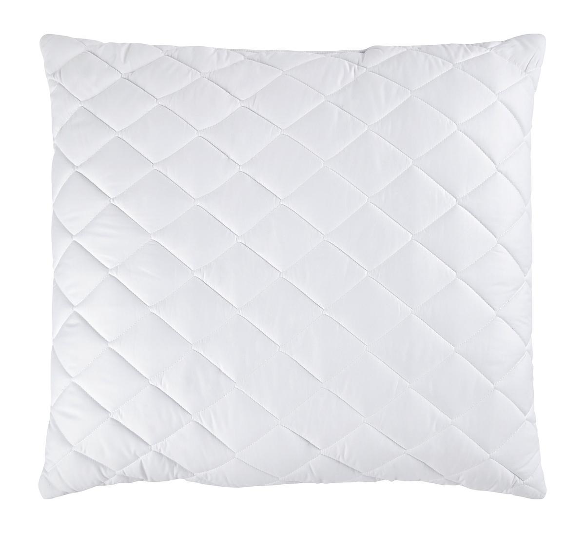 Kopfkissen Vegan Micro Premium in Weiß ca. 80x80cm - Weiß, KONVENTIONELL, Textil (80/80cm) - Nadana