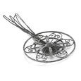 Raffhalter Antik - Schwarz/Braun, Metall (8/30cm) - Mömax modern living Raffhalter Antik - Schwarz/Braun, Metall (8/30cm) - Mömax modern living
