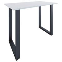 Bartisch XONA Schwarz/ Weiß ca.140x102x80cm - Anthrazit/Schwarz, KONVENTIONELL, Holzwerkstoff/Metall (140/80/102cm)