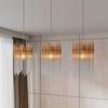 HÄNGLAMPA STAB - bärnstensfärgad/champagne, Modern, metall/glas (81/20/150cm)