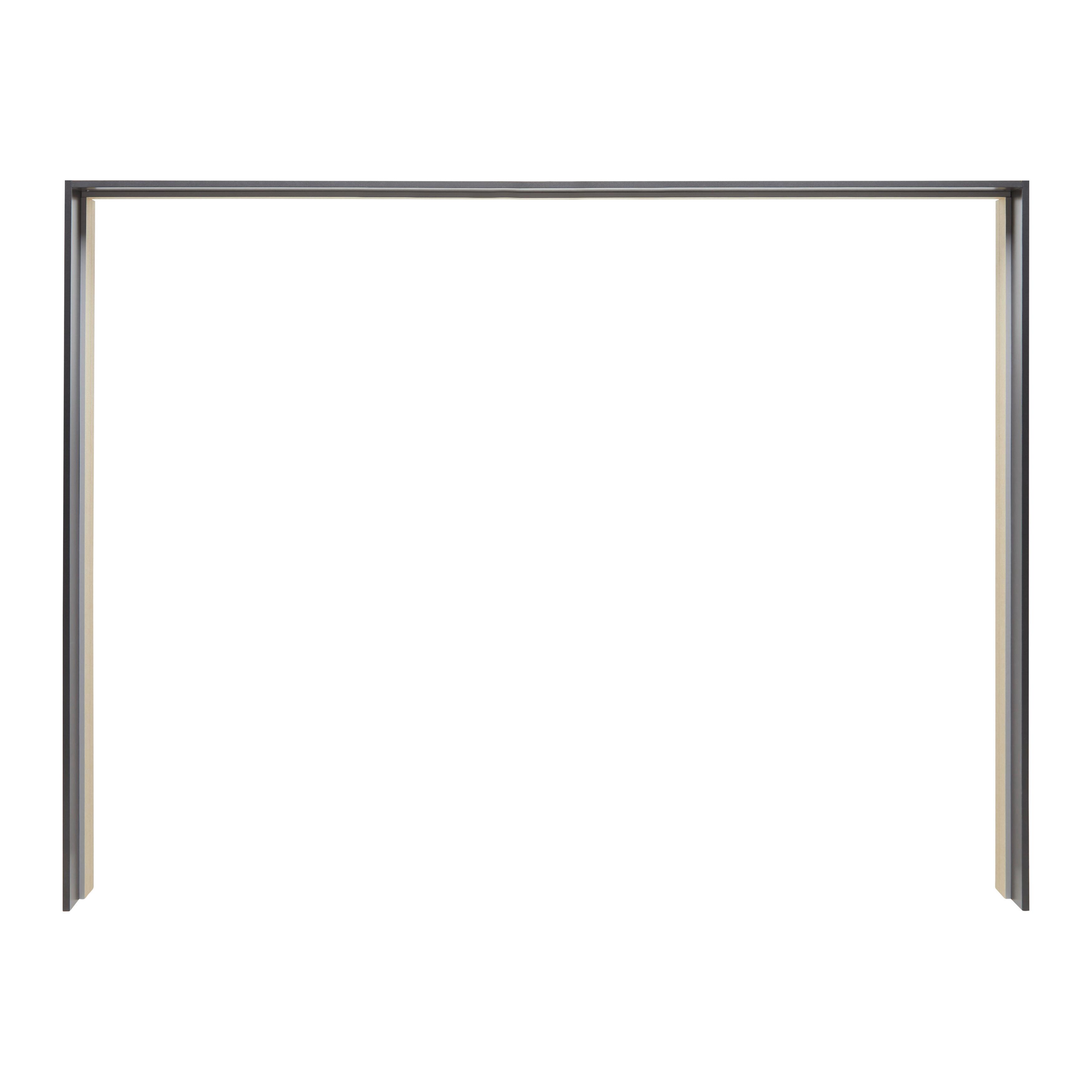 Okrasni Okvir Elara - siva, Konvencionalno, leseni material (278/214/23cm) - Premium Living