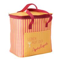 Kühltasche Betty Weiß/Dunkelrot/Gelb ca. 6l - Dunkelgelb/Weiß, KONVENTIONELL, Kunststoff (30,5/29/18cm) - Mömax