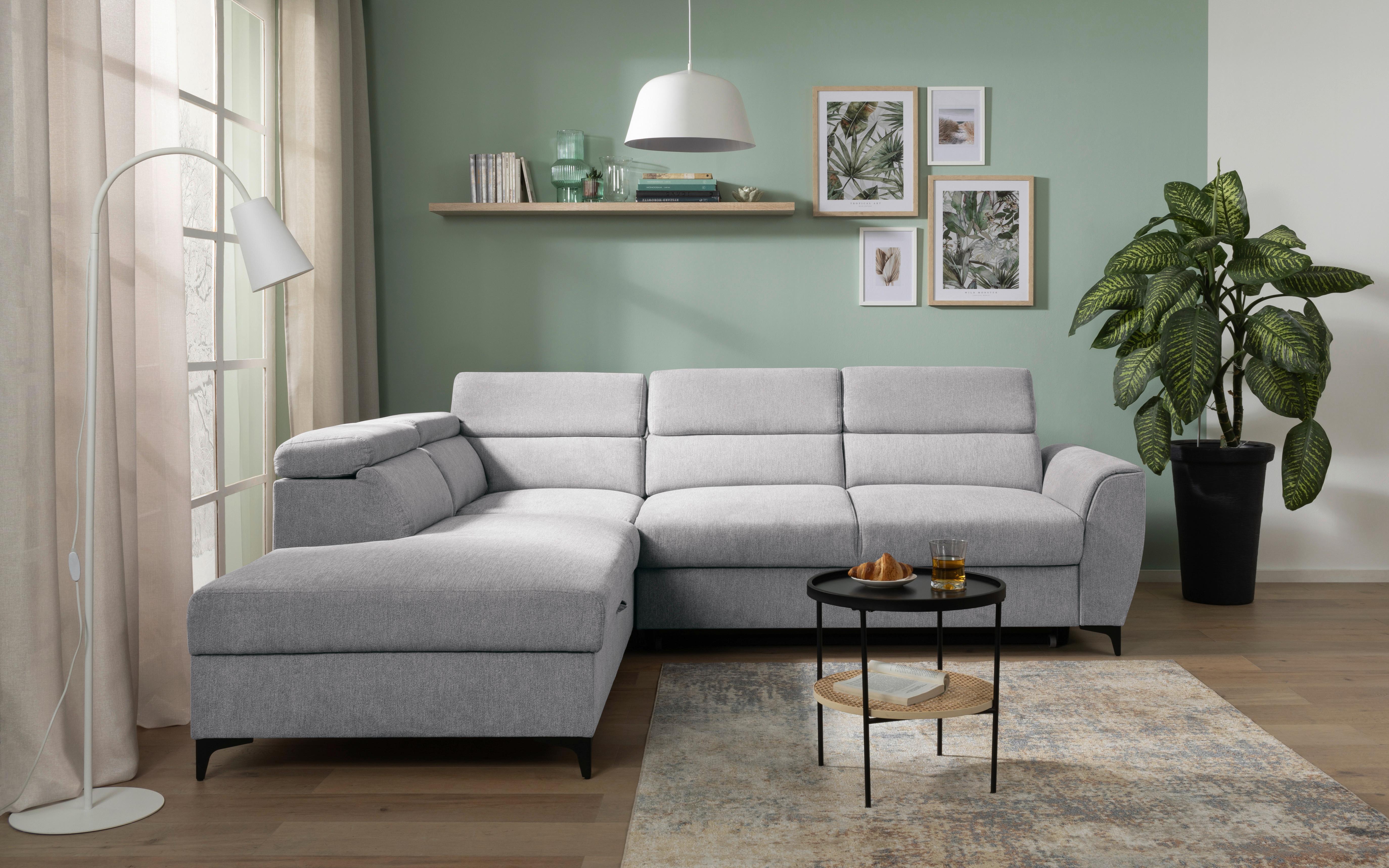COLțAR LAPIS - gri deschis, Konventionell, textil (217/255cm) - Modern Living