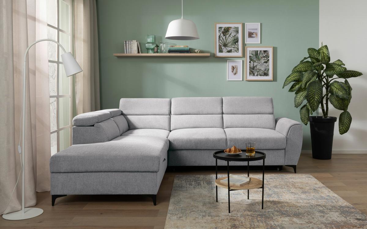 COLțAR LAPIS - gri deschis, Konventionell, textil (217/255cm) - Modern Living