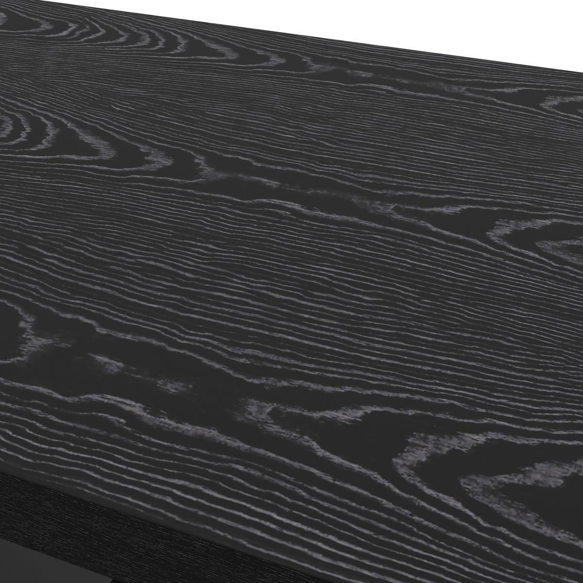 Jedilna Miza Loca, Črna, 160x90 - črna, Moderno, kovina/leseni material (160/76/90cm) - Bessagi Home