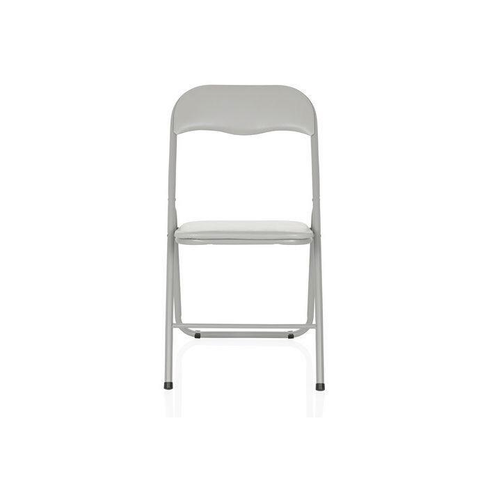 Zložljiv Stol Tudela Basic, Siva - siva, Moderno, kovina (44/81/48cm) - MID.YOU