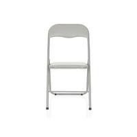 Zložljiv Stol Tudela Basic, Siva - siva, Moderno, kovina (44/81/48cm) - MID.YOU