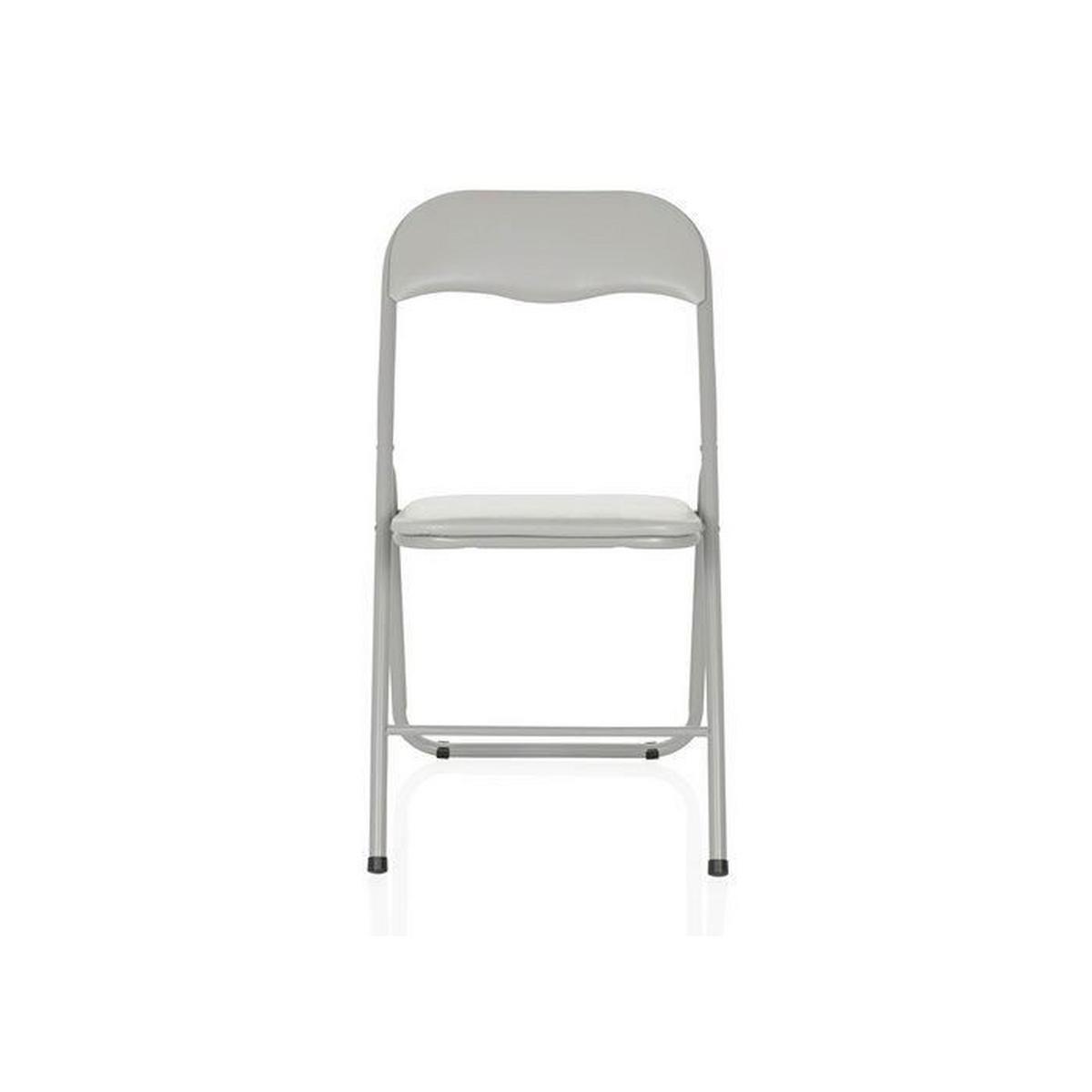 Zložljiv Stol Tudela Basic, Siva - siva, Moderno, kovina (44/81/48cm) - MID.YOU