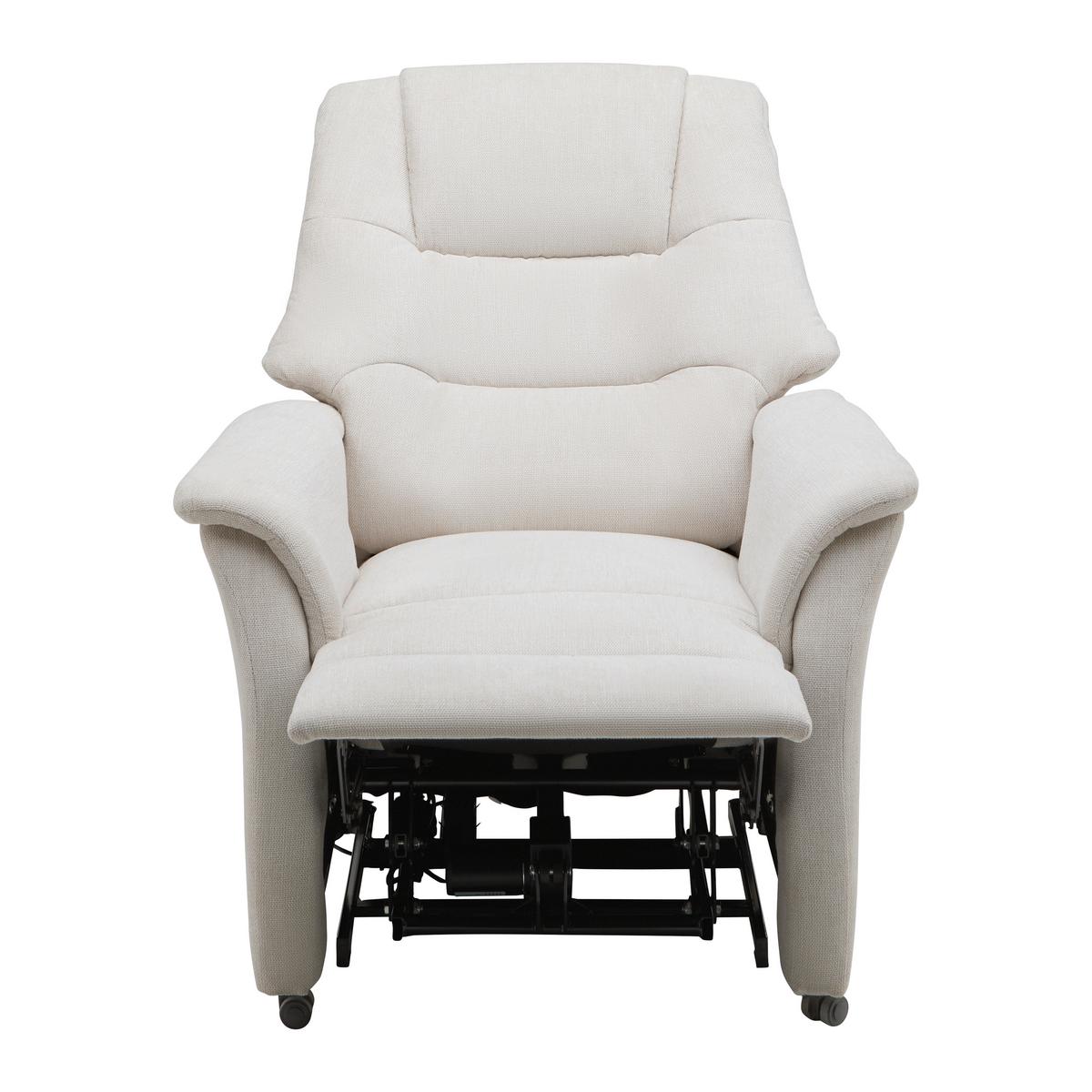 Relaxsessel Garda Creme - Creme, MODERN, Textil (85/110/85cm)