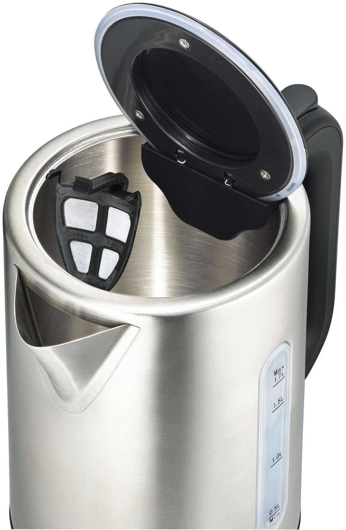 Wasserkocher 96238 - Silberfarben, Basics, Metall (26/16/20cm)