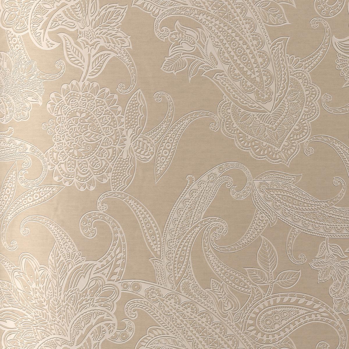 Bettwäsche Amal XXL Beige ca. 200x200cm - Beige, ROMANTIK / LANDHAUS, Textil (200/200cm) - Modern Living