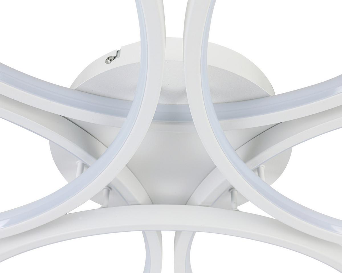 LED-Deckenleuchte Wilma Weiß max. 36 Watt - Weiß, MODERN, Kunststoff/Metall (60/60/8,5cm) - Mömax