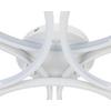 LED-TAKLAMPA WILMA - vit, Modern, metall/plast (60/60/8,5cm) - Mömax