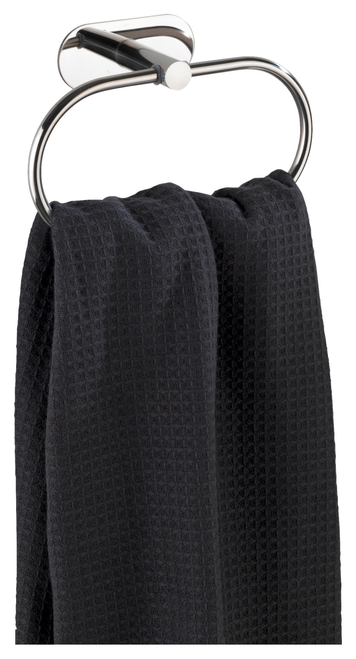 Handtuchhalter Turbo in Chromfarben - Chromfarben, MODERN, Metall (20,5/12,5/7,5cm) - Modern Living