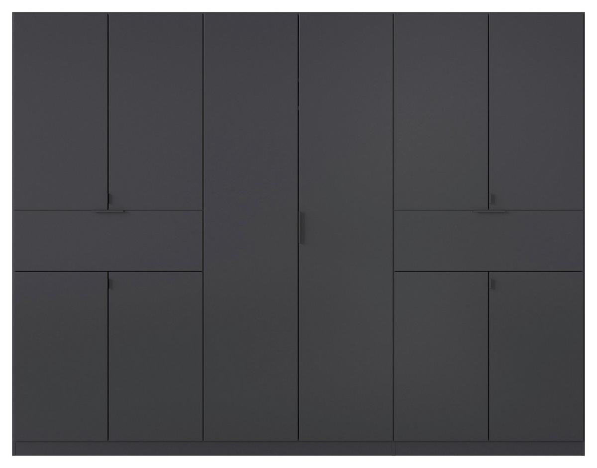 Ormar S Klasičnim Vratima Ticao - siva, Moderno, drvni materijal/metal (271/210/54cm) - Modern Living