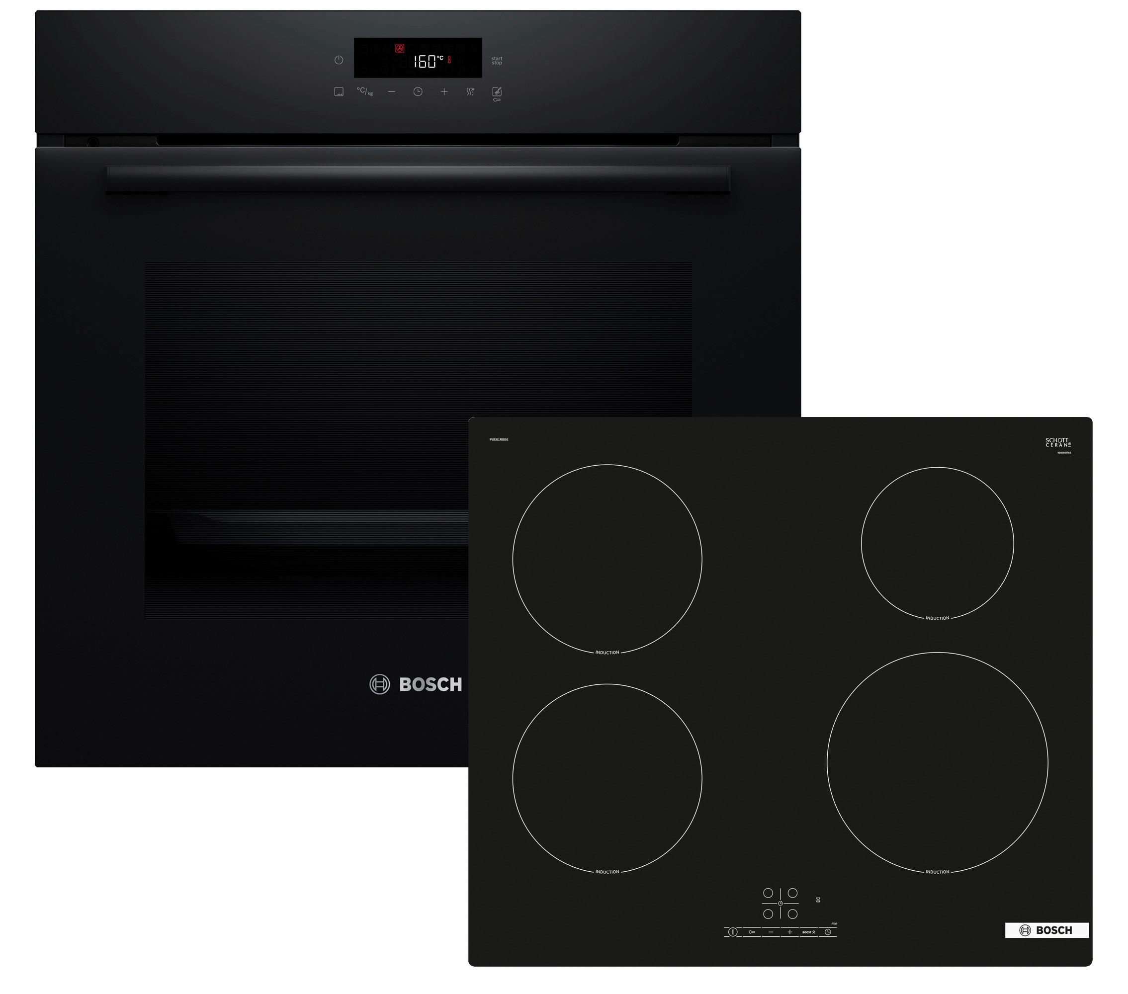 Backofenset HBDC0RE6I - Schwarz, MODERN, Glas/Metall (60cm) - Bosch