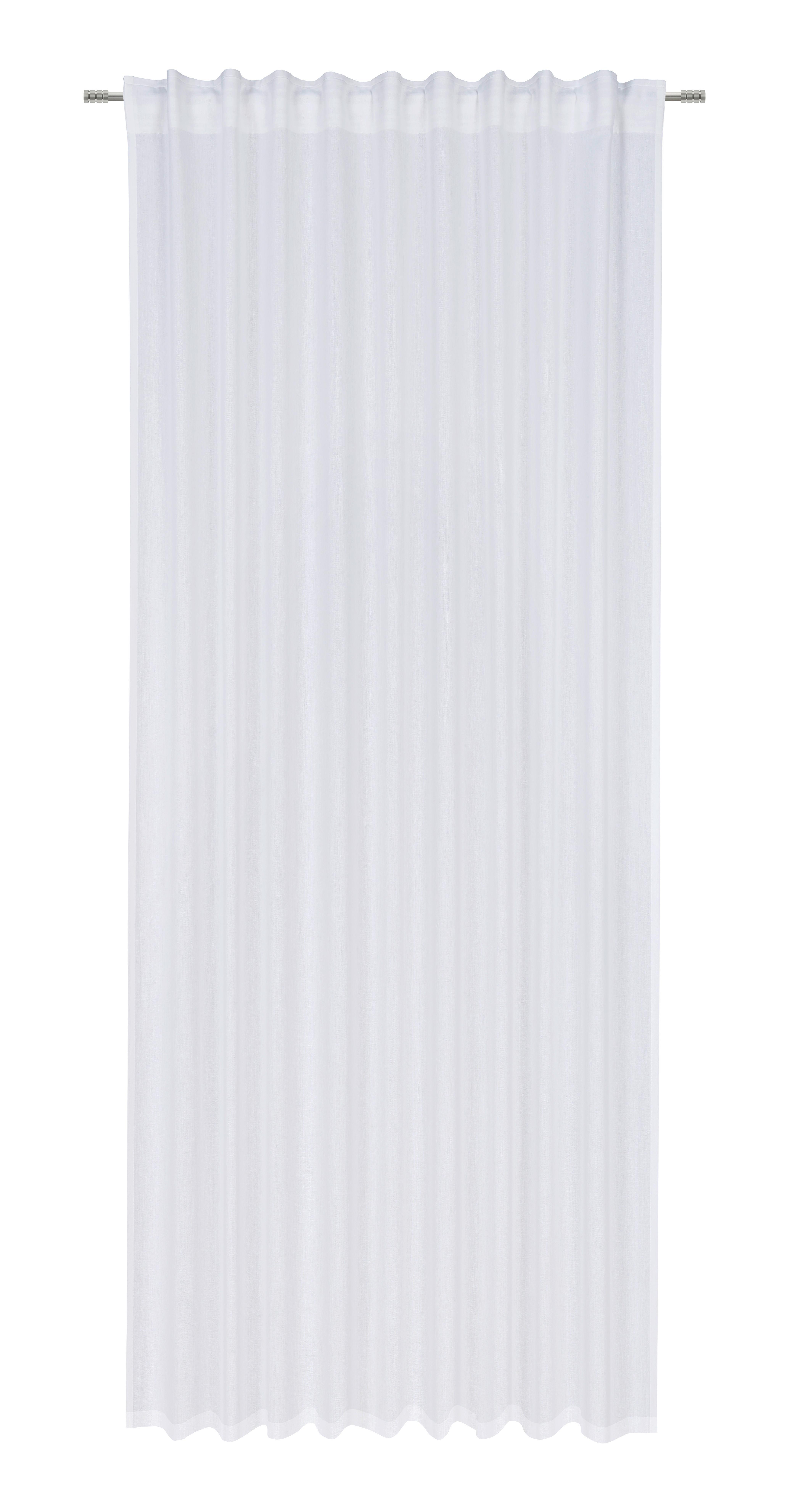 GOTOVA ZAVJESA SILA - bijela, Modern, tekstil (140/255cm) - Modern Living