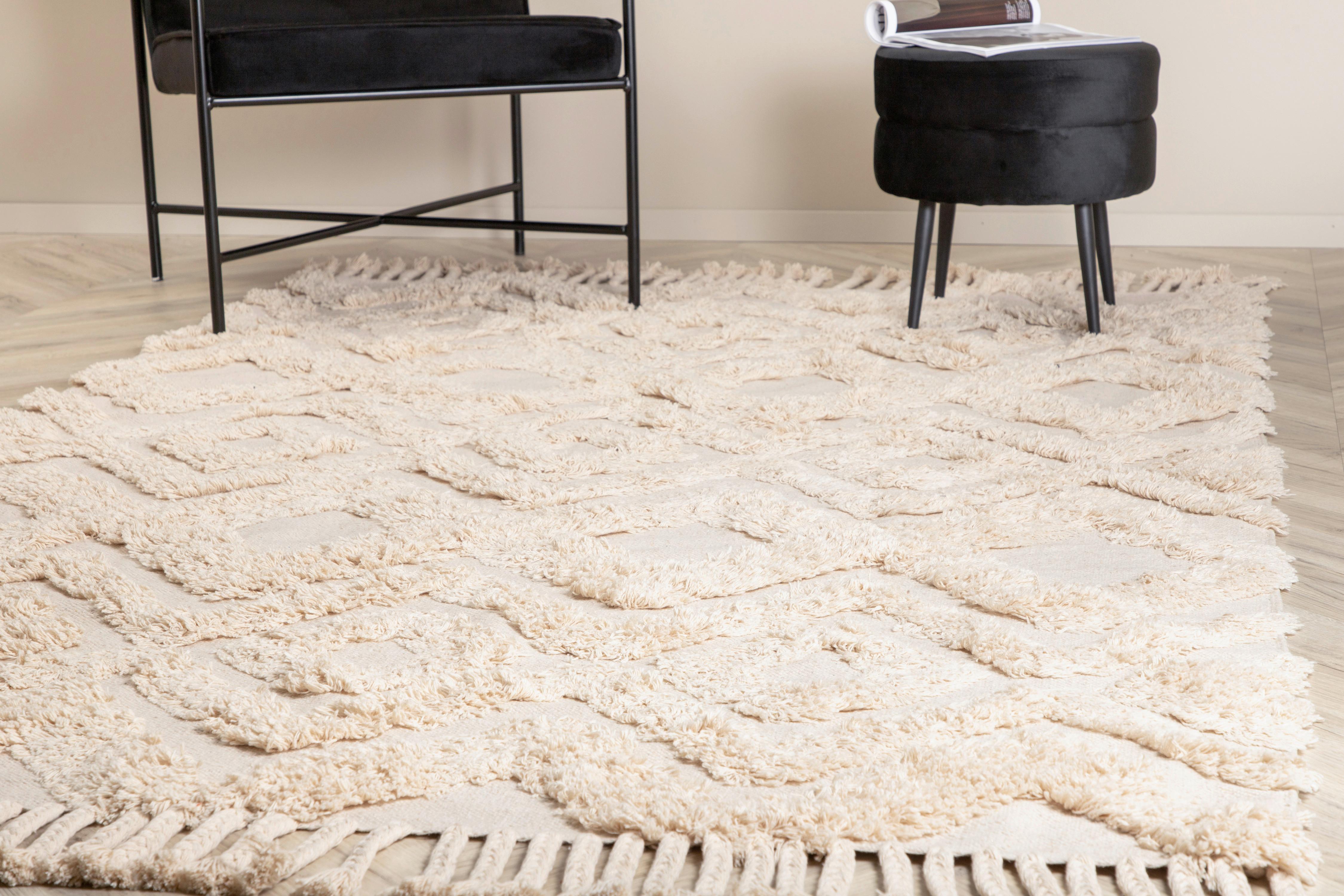 Hochflorteppich Hilma HILMA - Beige, LIFESTYLE, Textil (200/300cm) - P & B