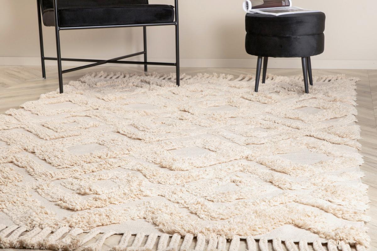 Hochflorteppich Hilma HILMA - Beige, LIFESTYLE, Textil (200/300cm) - P & B