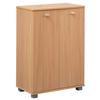 Schuhschrank Taja ca.60x90x35cm Buchefarben - Silberfarben/Buchefarben, KONVENTIONELL, Holzwerkstoff (60/90/35cm) - MID.YOU