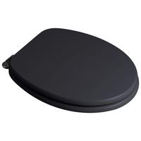 Wc-ülőke Grafitszürke Mdf - grafitszürke, Romantik / Landhaus, faalapú anyag (37,5/6/44,3-49,3cm)