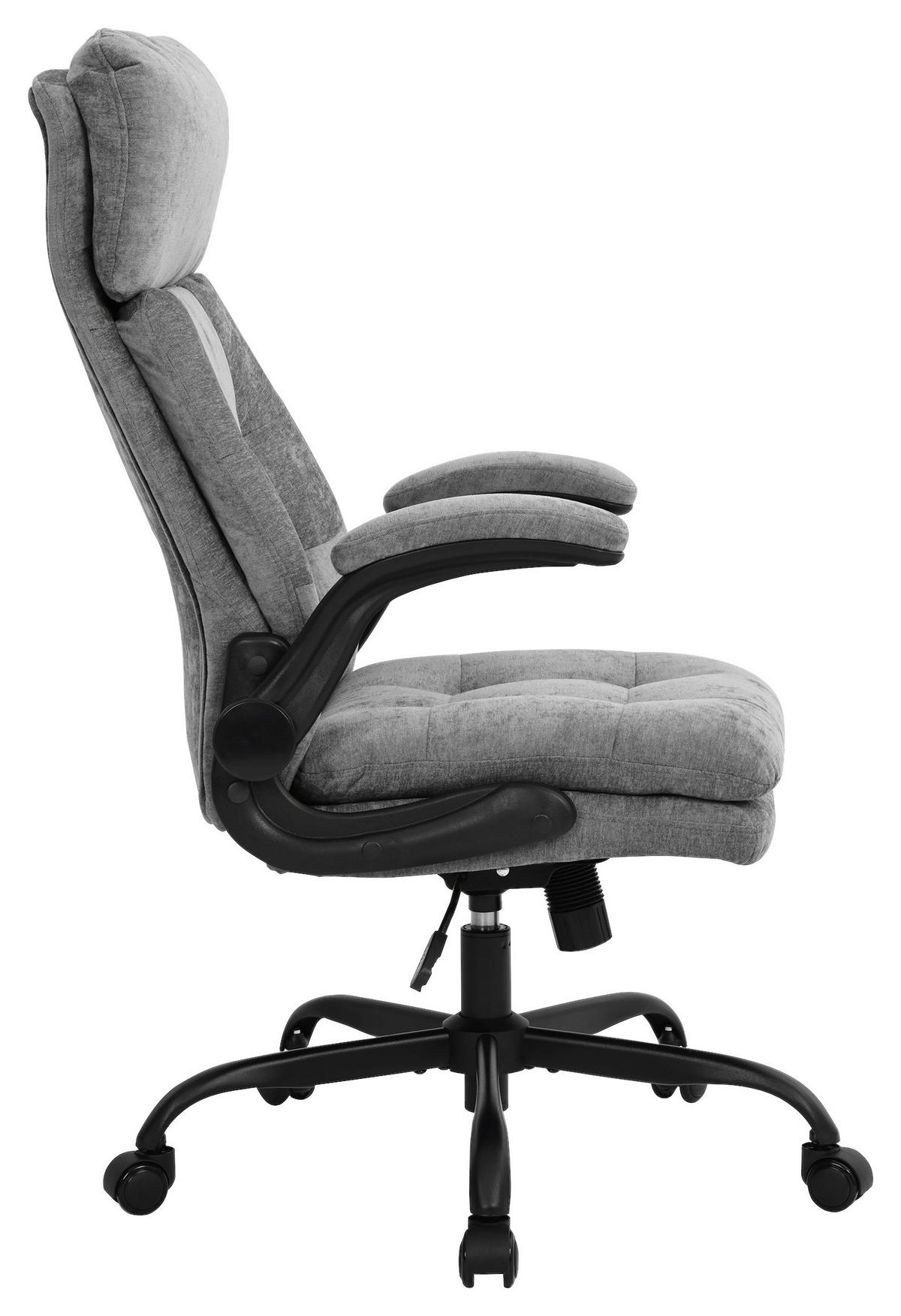 Milan Uredska Stolica - siva/crna, Trend, drvo/metal (66/121/72cm) - Modern Living