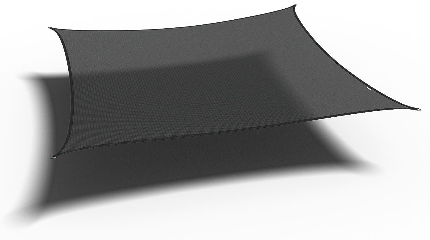 Sonnensegel Coolfit Schwarz - Schwarz, MODERN, Kunststoff (360/1/360cm) - Gardenson