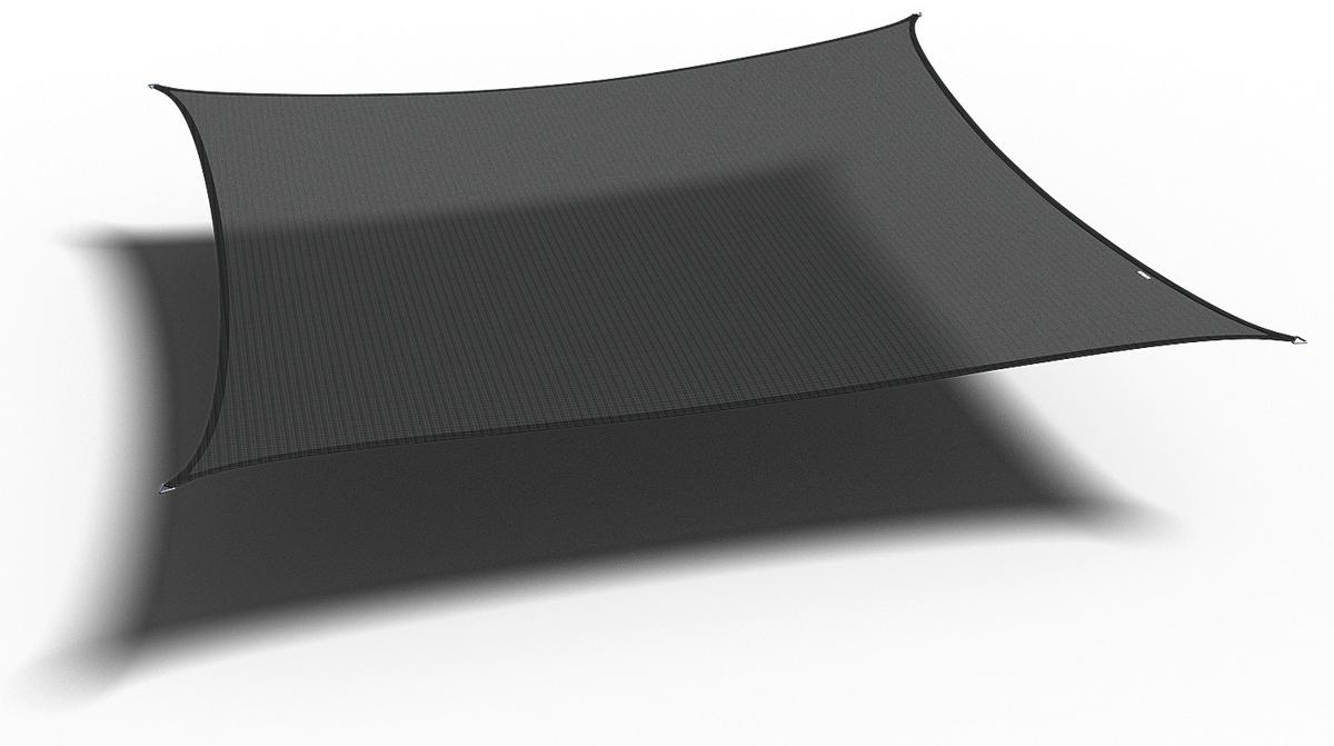 Sonnensegel Coolfit Schwarz - Schwarz, MODERN, Kunststoff (360/1/360cm) - Gardenson