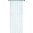 Fadenstore Tom in Jade, ca. 95x240cm - Blau, ROMANTIK / LANDHAUS, Textil (95/240cm) - MÖMAX modern living
