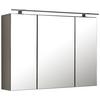 SPEGELSKÅP TIMBER -EXKLUSIV- - Modern, metall/trämaterial (90/65/20cm) - Premium Living