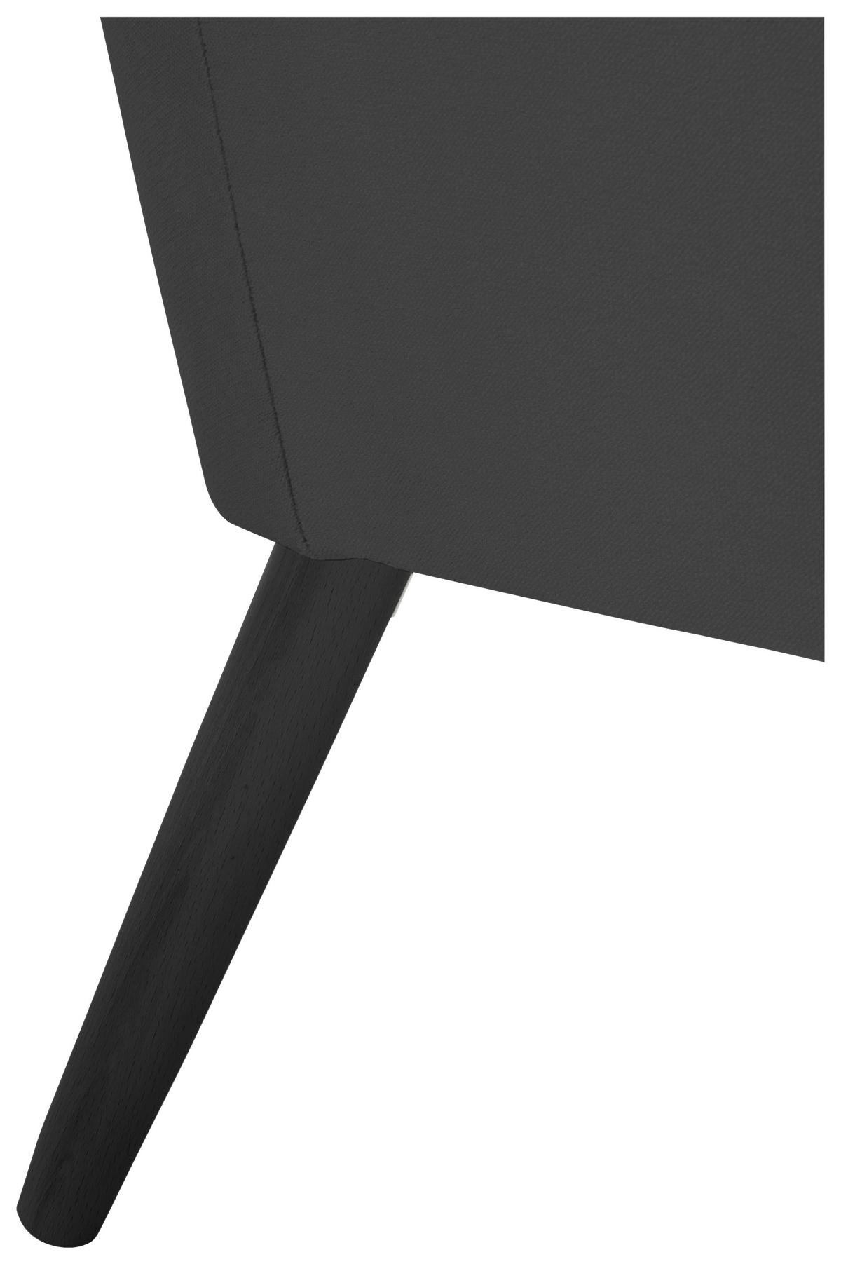 SESSEL ALEGRO - Anthrazit/Schwarz, Design, Holz/Textil (67/81/71cm) - Max Winzer