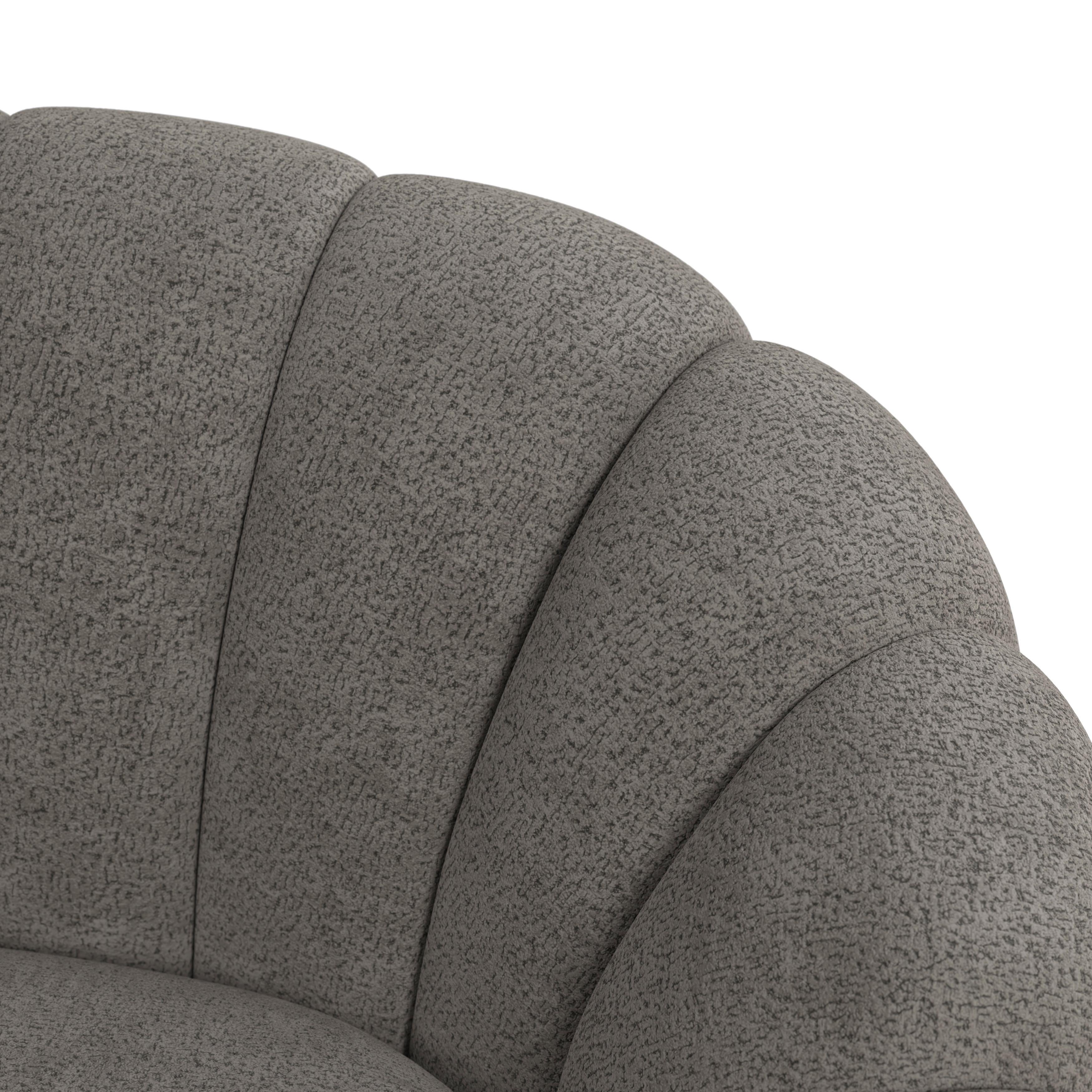 SOFFA LENA - mörkgrå/ljusbrun, Modern, trä/textil (148/62/92cm) - Bessagi Home