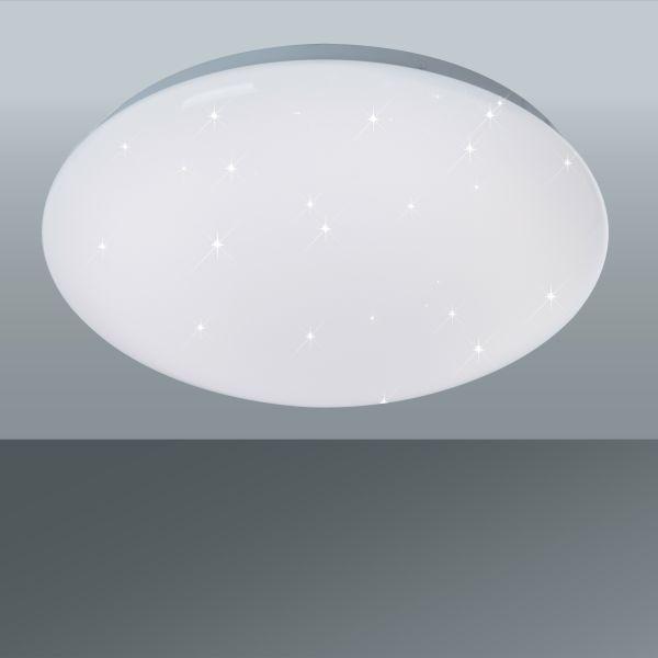 LED-TAKLAMPA STARLIGHT - vit, Klassisk, metall/plast (29/9,5cm) - Mömax